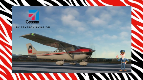 Bagolu AS1000 Cessna 172 James Aviation 'ZK-AZL' (Fictional)