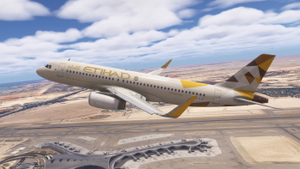 Etihad Airways  A6-EJA  (Sharklet) IAE | 8K & 4K | w / Cabin | Fenixsim A320 thumbnail 1