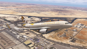 Etihad Airways  A6-EJA  (Sharklet) IAE | 8K & 4K | w / Cabin | Fenixsim A320 thumbnail 2