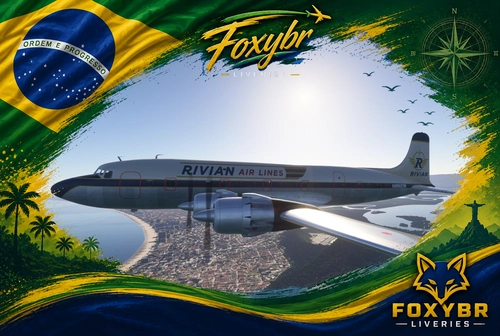 PMDG DC-6B Rivian Air Lines N966DM