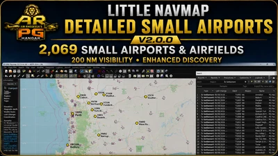 Air Rhodessa's PG Hangar — Detailed Small Airports & Airfields for Little Navmap