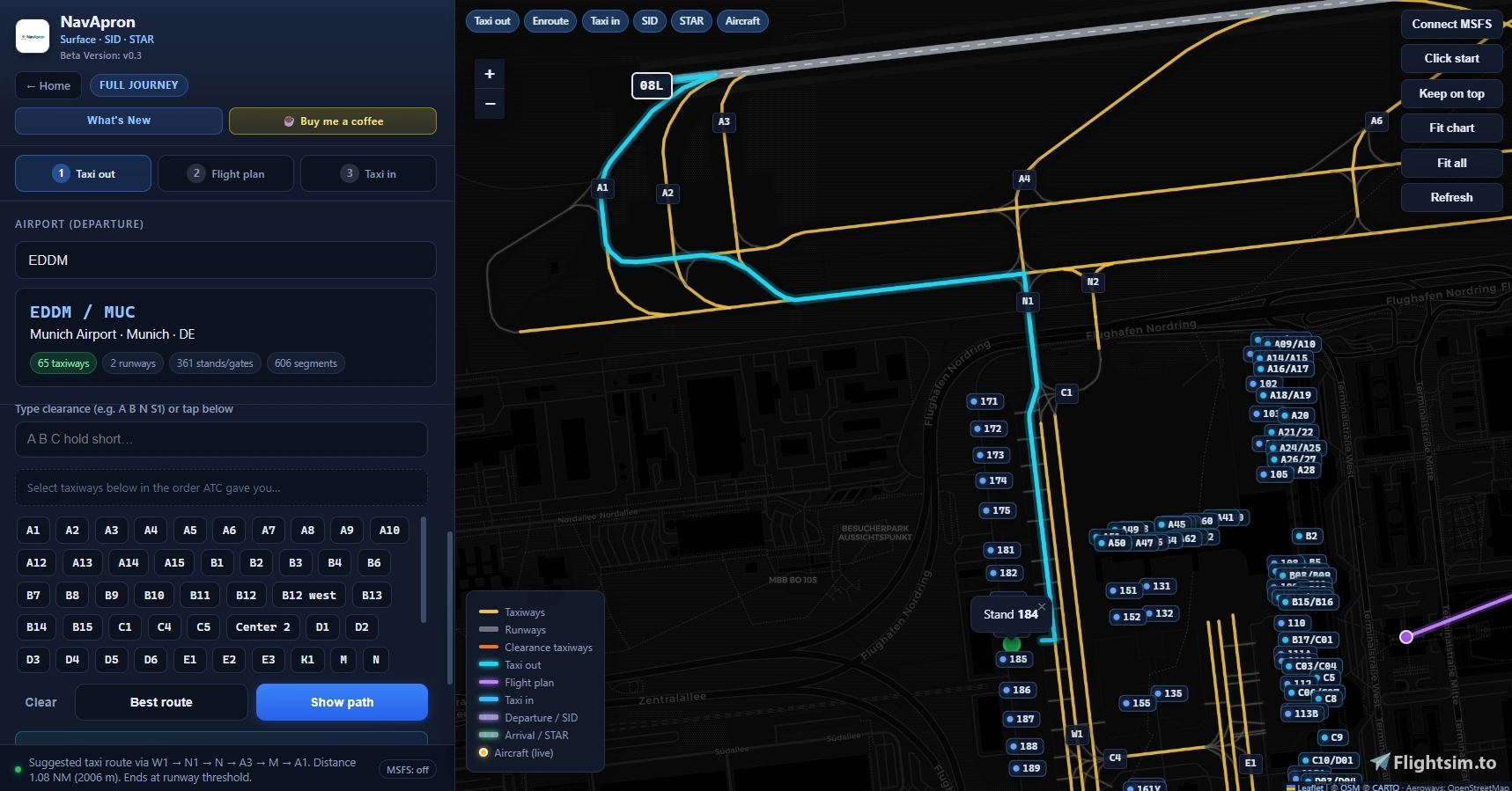 NavApron Desktop Companion Interface