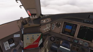 PMDG 777-300ER w/ cabin Emirates fleet (regular + 'This Flag Will Always Fly') thumbnail 8