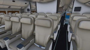 PMDG 777-300ER w/ cabin Emirates fleet (regular + 'This Flag Will Always Fly') thumbnail 11