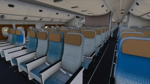 PMDG 777-300ER w/ cabin Emirates fleet (regular + 'This Flag Will Always Fly') thumbnail 12