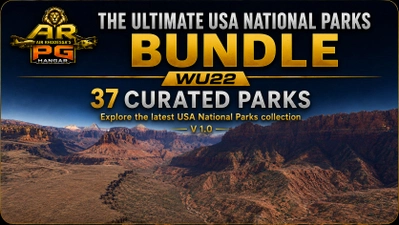 PG Hangar WU22 USA National Parks – 37 Curated VFR Flight Plans | MSFS 2024