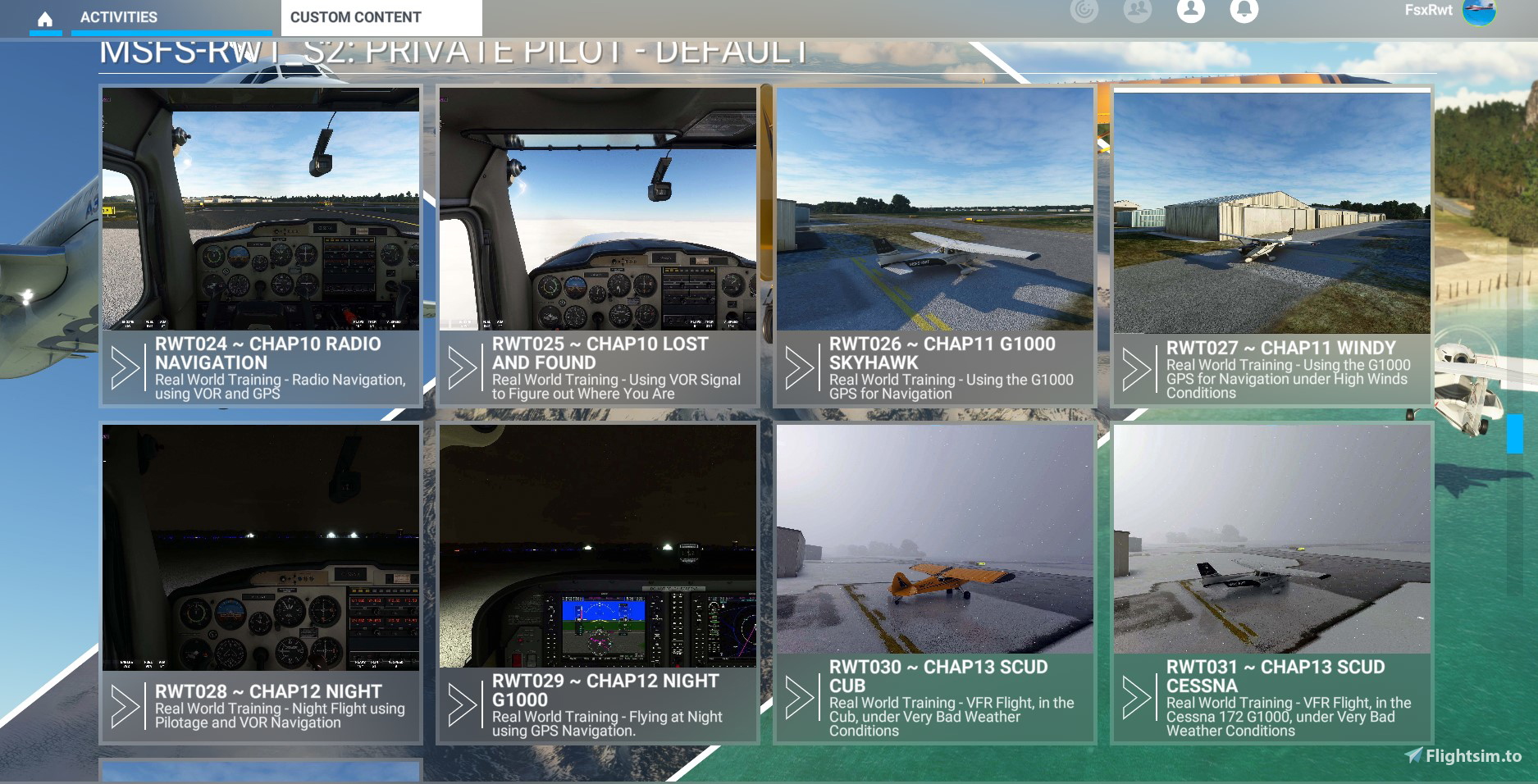 MSFS-RWT-2020 : Multilingual Real World Training Missions - Image 1