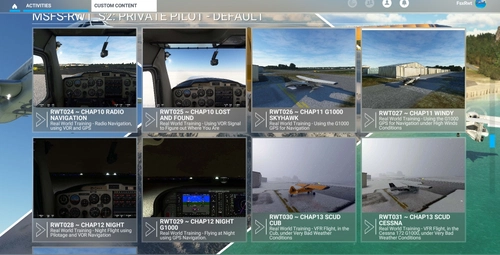 MSFS-RWT-2020 : Multilingual Real World Training Missions