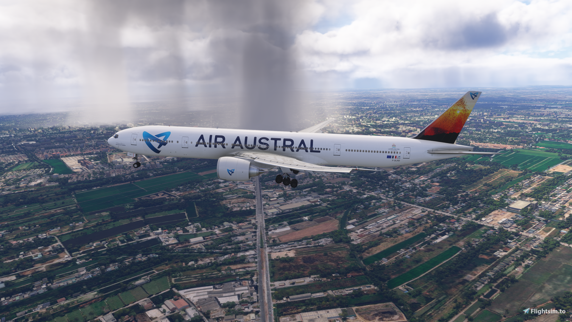 PMDG 777-300ER | Air Austral 2025 - (F-OLRD) - Aircraft Liveries