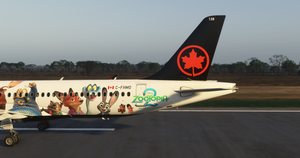 Synaptic | Airbus A220-300 | Air Canada | C-FHMO 'Zootopia 2' thumbnail 4