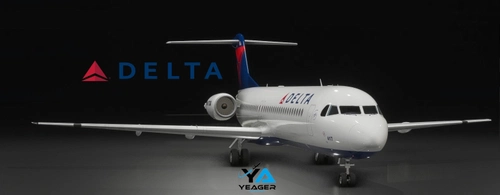 F100 Delta Airlines w/cabin (Fictional)