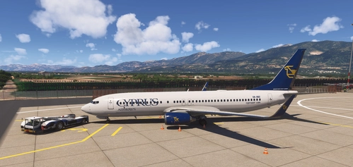 Boeing 737-800 Cyprus Airlines PAX BW (5B-DBZ) |  Cargo BCF BW (5B-BCF) | Fictional