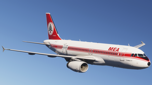 Middle East Airlines MEA 70s  Retro OD-MRT  75th Anniversary  Fenix  A320 AE Engines thumbnail 8
