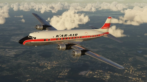 PMDG DC-6B | KarAir 1971 (OH-KDC)