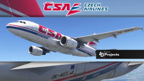 Fenix A319 Czech Airlines PACK (Old logo) (w/cabin)
