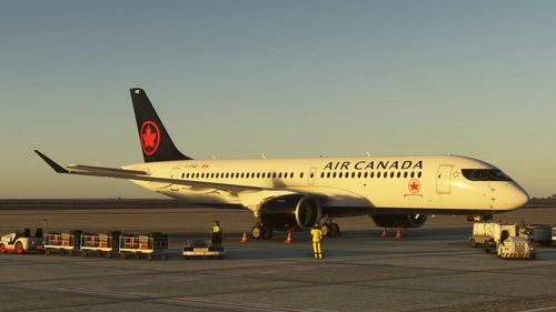 Air Canada C-FHZG livery Synaptic A220-300 MSFS2024 Only (with cabin)