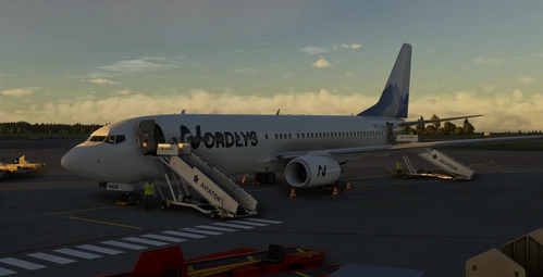 Nordlys Airlines LN-NGA - PMDG 738 2024
