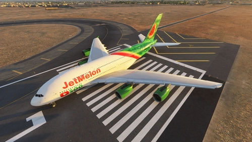 JetMelon 500 Subscriber A380 Livery (fictional)