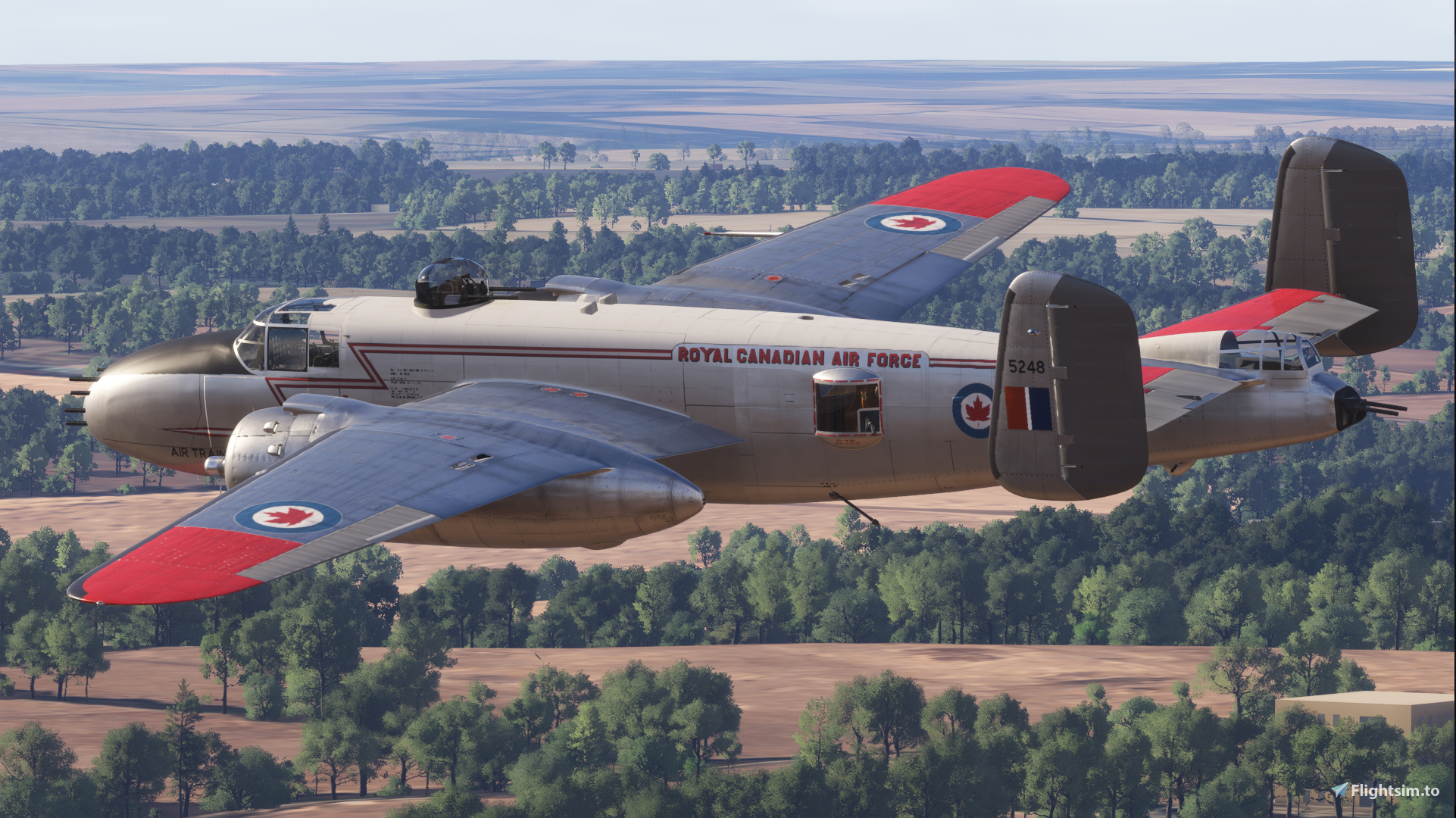 B-25 Mitchell 412 Sqn. RCAF Training Command Serial no. 5248