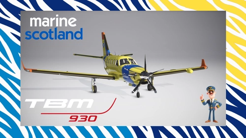 Asobo/Daher TBM930 Marine Scotland 'G-HSAL' (Fictional)