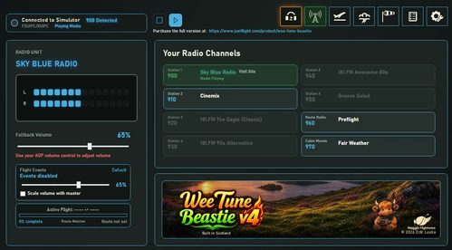 Wee Tune Beastie v4 - SkyBlue Edition