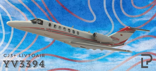 YV3394 (High Fidelity | 2026 Livery) | Citation CJ3+ LivToAir