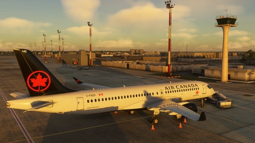 Air Canada C-FHZG livery Synaptic A220-300 MSFS2024 Only (with cabin)