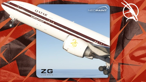 Qatar Retro Boeing 777 A7-BAC