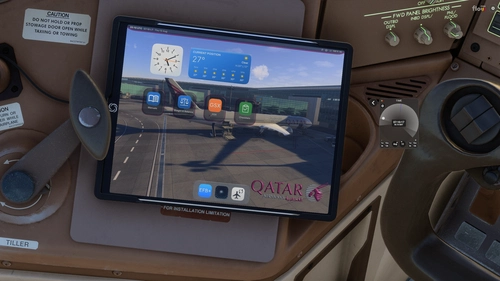 Qatar Airways PMDG 77L/77W EFB Wallpaper