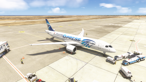 Egyptair Express SU-GEX livery Synaptic A220-300 MSFS2024 only
