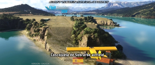 LEOJ - Coscojuela de Sobrarbe airfield, Pyrenees, Spain