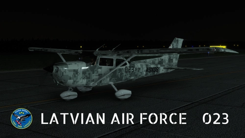C172 - Latvian Air Force 023 [Fictional] [Digital Camo]
