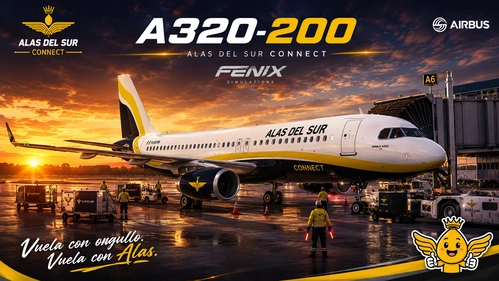Airbus A320 XA-MAR FENIX – Alas del Sur Connect (Fictional)