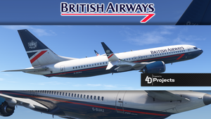 iFly 737 MAX 8 Classic British Airways (w/cabin) thumbnail 2