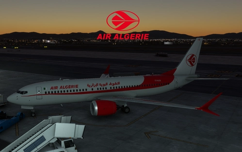 BREDOK3D 737-MAX-8 Air Algerie 7T-VLQ with winglets