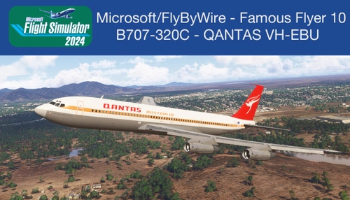 Famous Flyer 10 Boeing 707-320C QANTAS VH-EBU