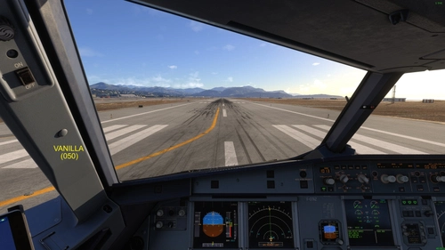 Fenix A32x immersive pilot view