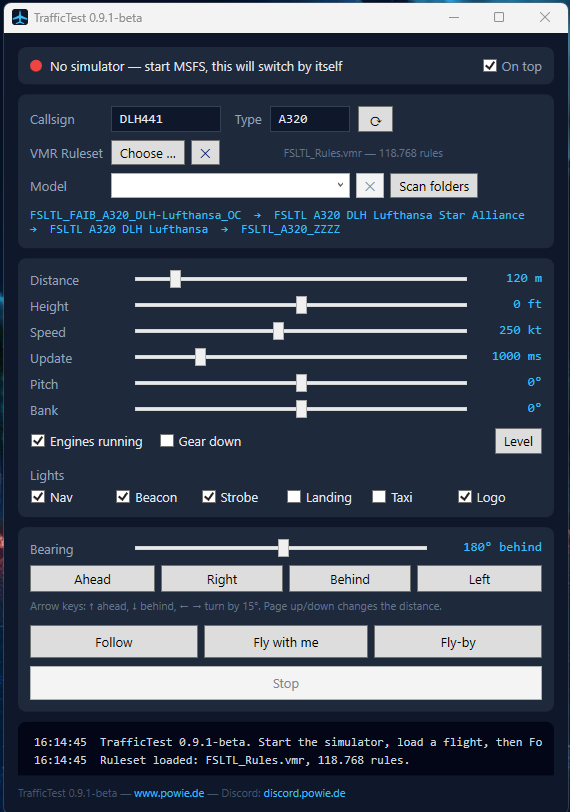 TrafficTest - Traffic Model / Test Injector