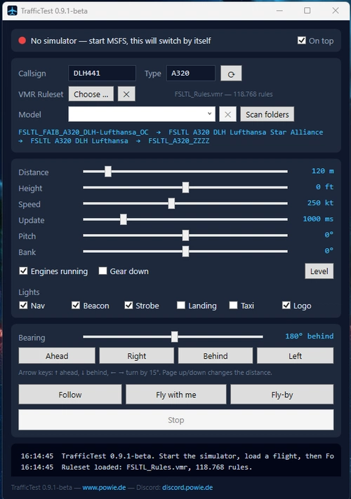 TrafficTest - Traffic Model / Test Injector