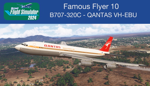 Famous Flyer 10 Boeing 707-320C QANTAS VH-EBU