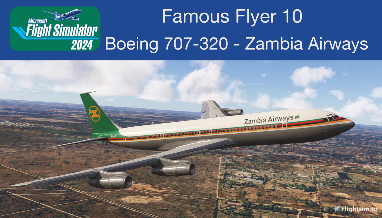 Famous Flyer 10 Boeing 707-320C Zambia Airways