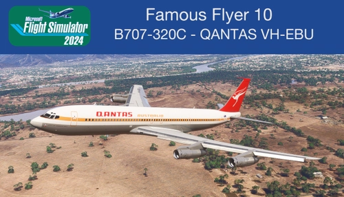 Famous Flyer 10 Boeing 707-320C QANTAS VH-EBU