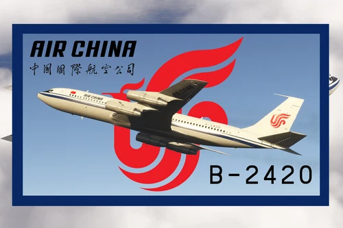 Boeing 707-320C 中国国际航空公司 Air China Standard livery (B-2420)