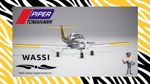 JustFlight PA-38 Piper Tomahawk WASSI 'ZK-FML'