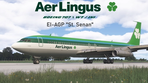 Aer Lingus EI-AGP "St. Senan" | Boeing 707-320C WT / INI