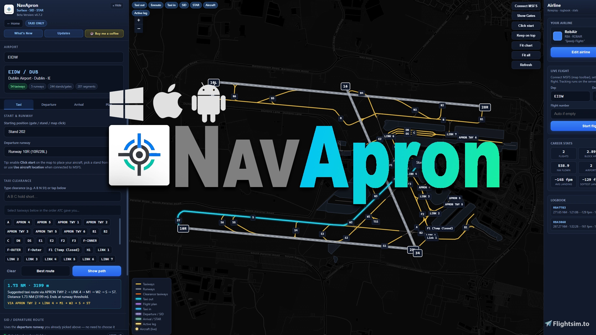NavApron - The Taxi & Flight Companion