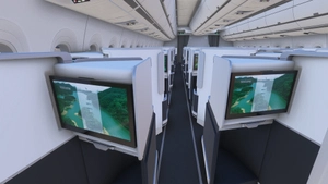 iniBuilds A350-1000 w/ cabin Cathay Pacific fleet (regular + 80 years sticker) [8K][4K] thumbnail 7