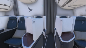 iniBuilds A350-1000 w/ cabin Cathay Pacific fleet (regular + 80 years sticker) [8K][4K] thumbnail 8