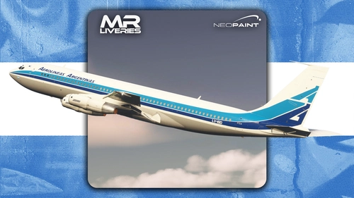 Microsoft Famous Flyer 10 | Boeing 707-320C | Aerolineas Argentinas | LV-ISD