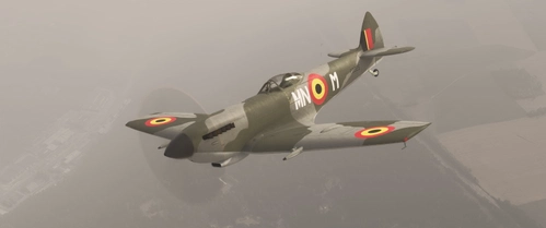 Supermarine Spitfire Mk.XVI Belgian Airforce TD325 MN-M